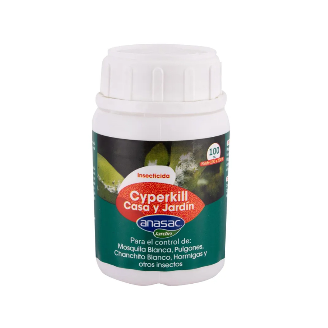 Insecticida Cyperkill Casa y Jardín 100 cc. Anasac